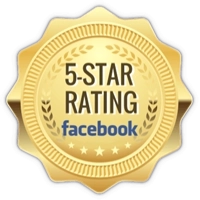 5-Star Rating on Facebook Badge