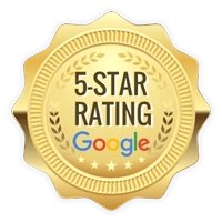 5-Star Rating on Google Badge